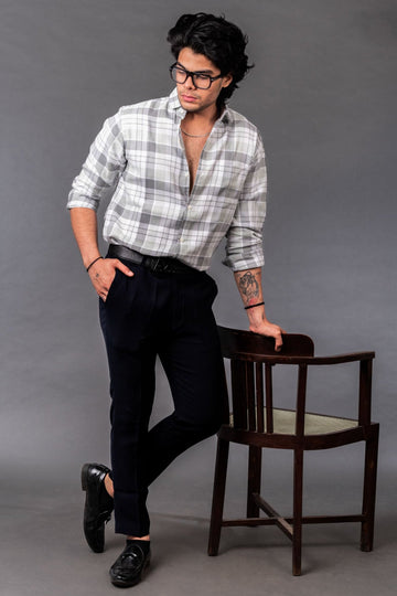 Tartan Grid Green Checks Shirt