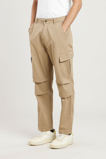 Regular Fit Khaki Cargo