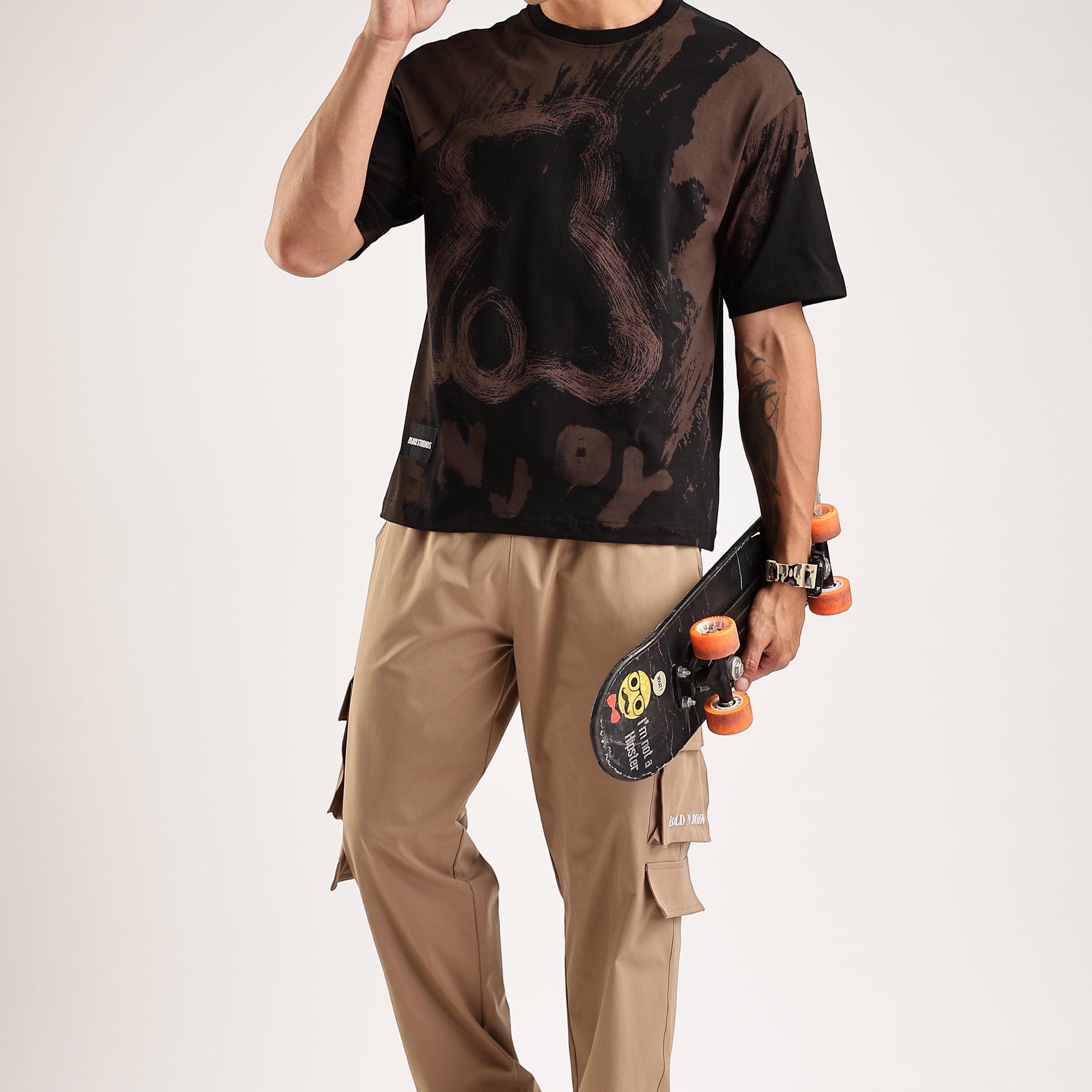 BlackOut Black Oversized T Shirt