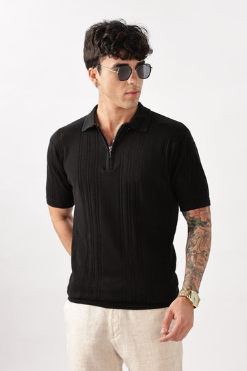 Jacquard Black Ziplo