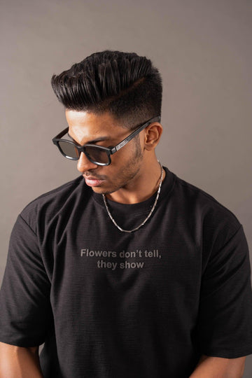 Black Jacquard T-Shirt