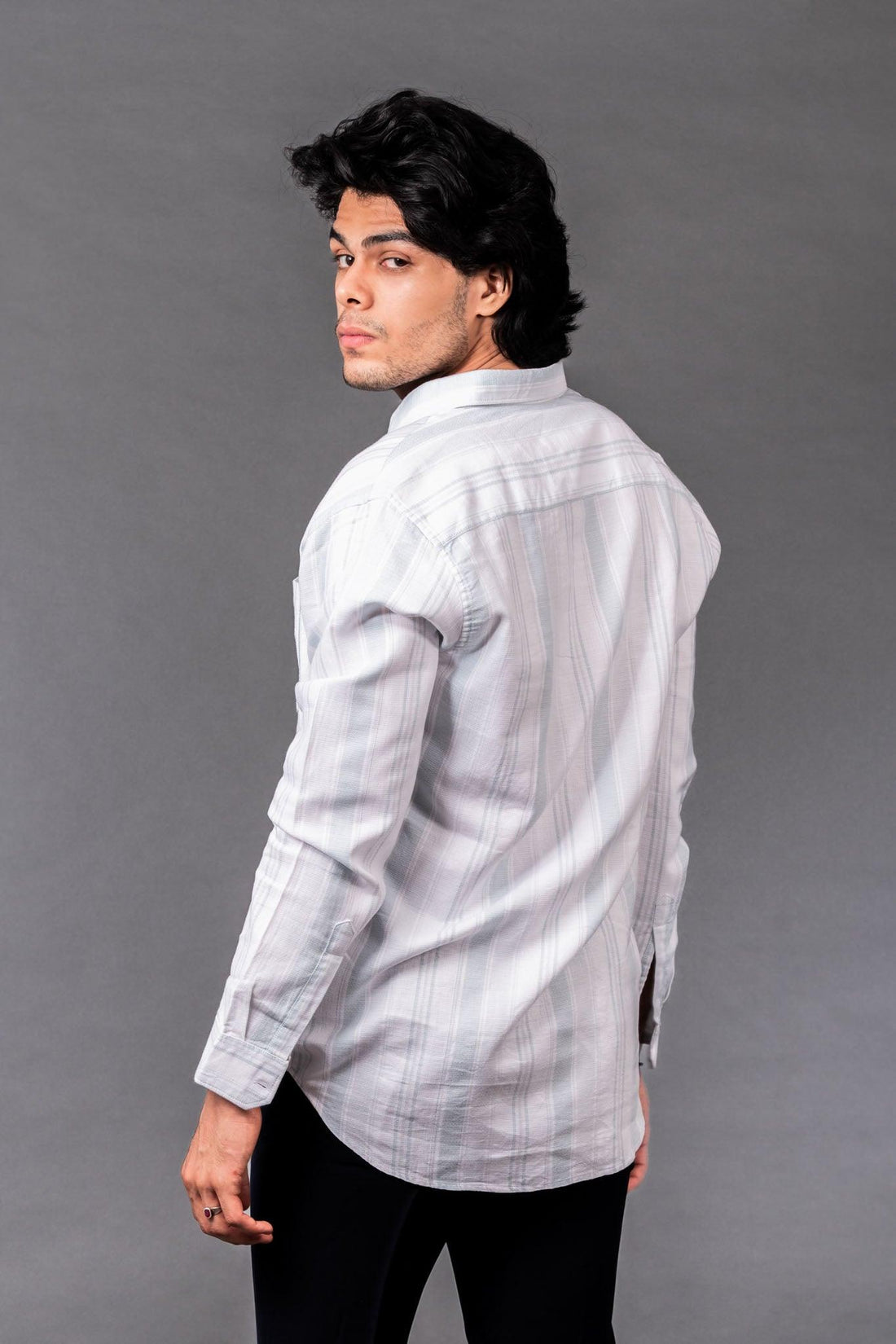 Classic Stripe Blue Shirt