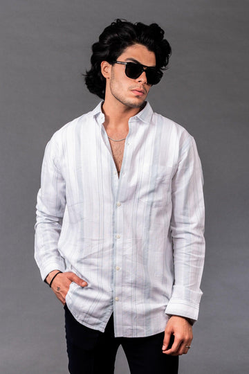 Classic Stripe Blue Shirt