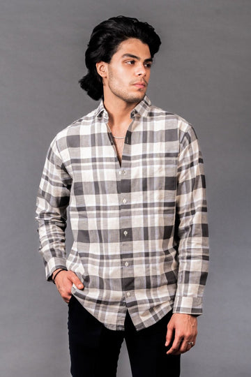 Breezy Walnut Checks Shirt