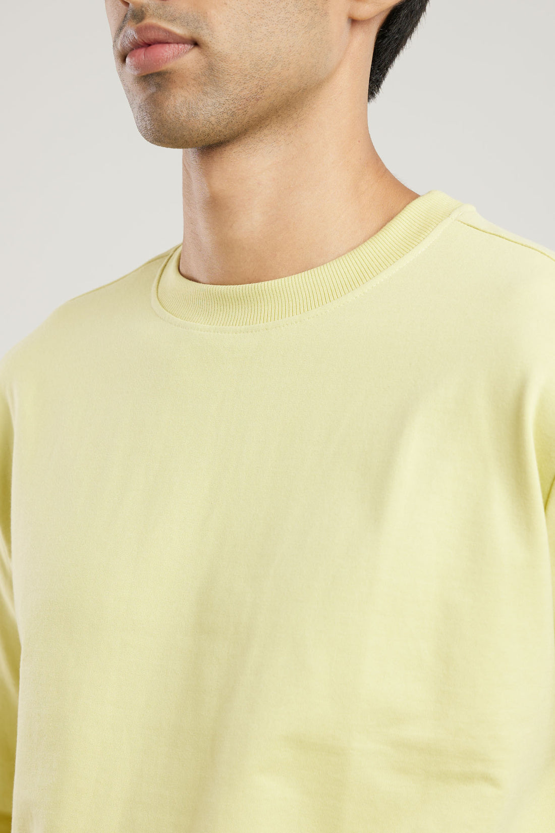 Lime Solid Sweatshirt