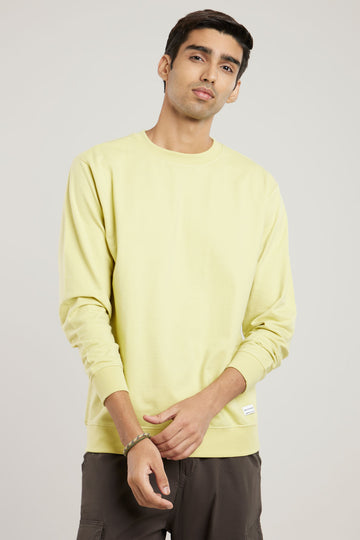 Lime Solid Sweatshirt
