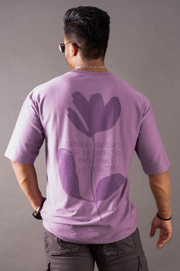 Lilac Jacquard T-Shirt